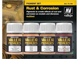 Pigment set: Rust and Corrosion